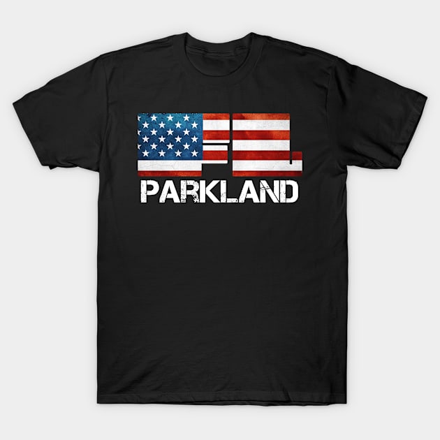 Parkland Florida Vintage Distressed Souvenir T-Shirt by Storeology